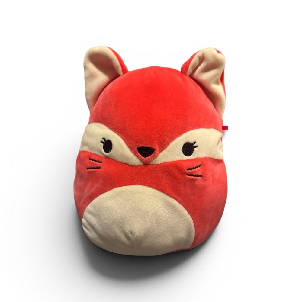 Squishmallow Fifi the Red Fox Bright Coral Plush Kellytoy 9" Stuffed Animal 2017